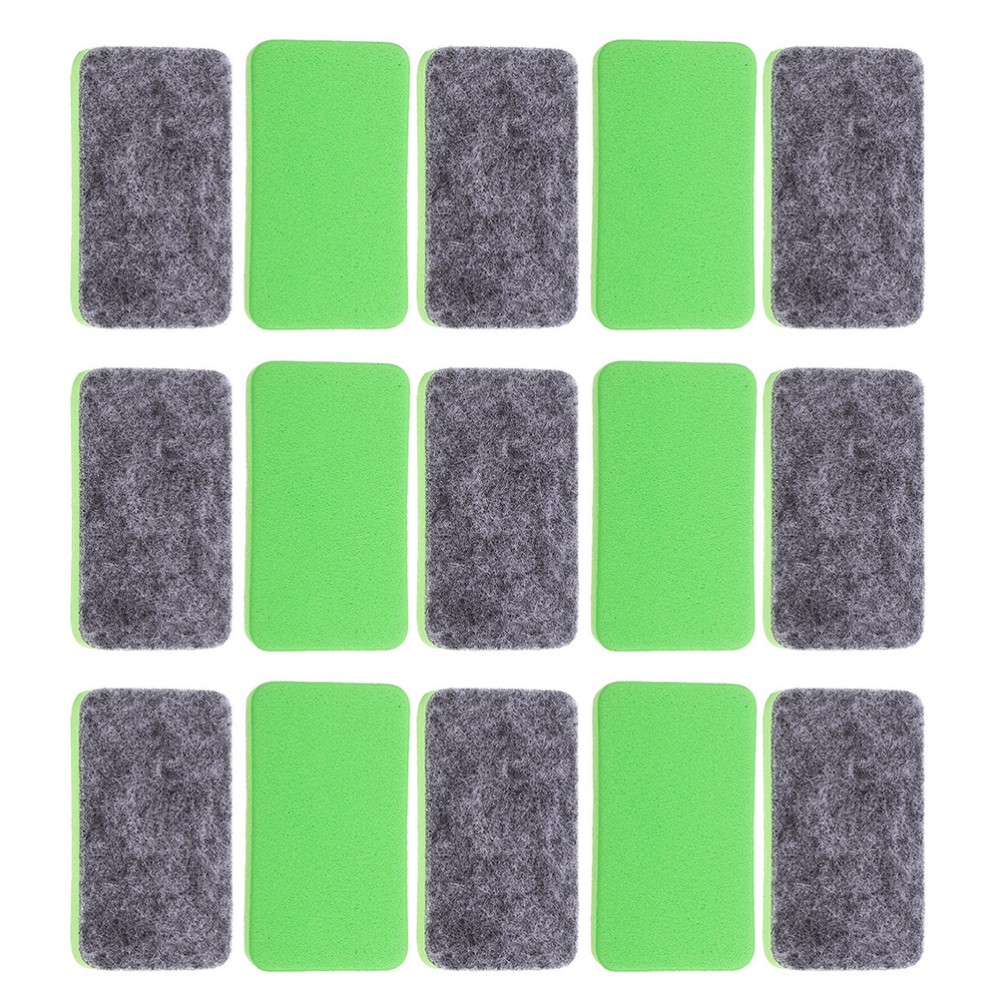 100 Pcs Dry Erase Board Eraser Office Supplies Blackboard Small White Erasers