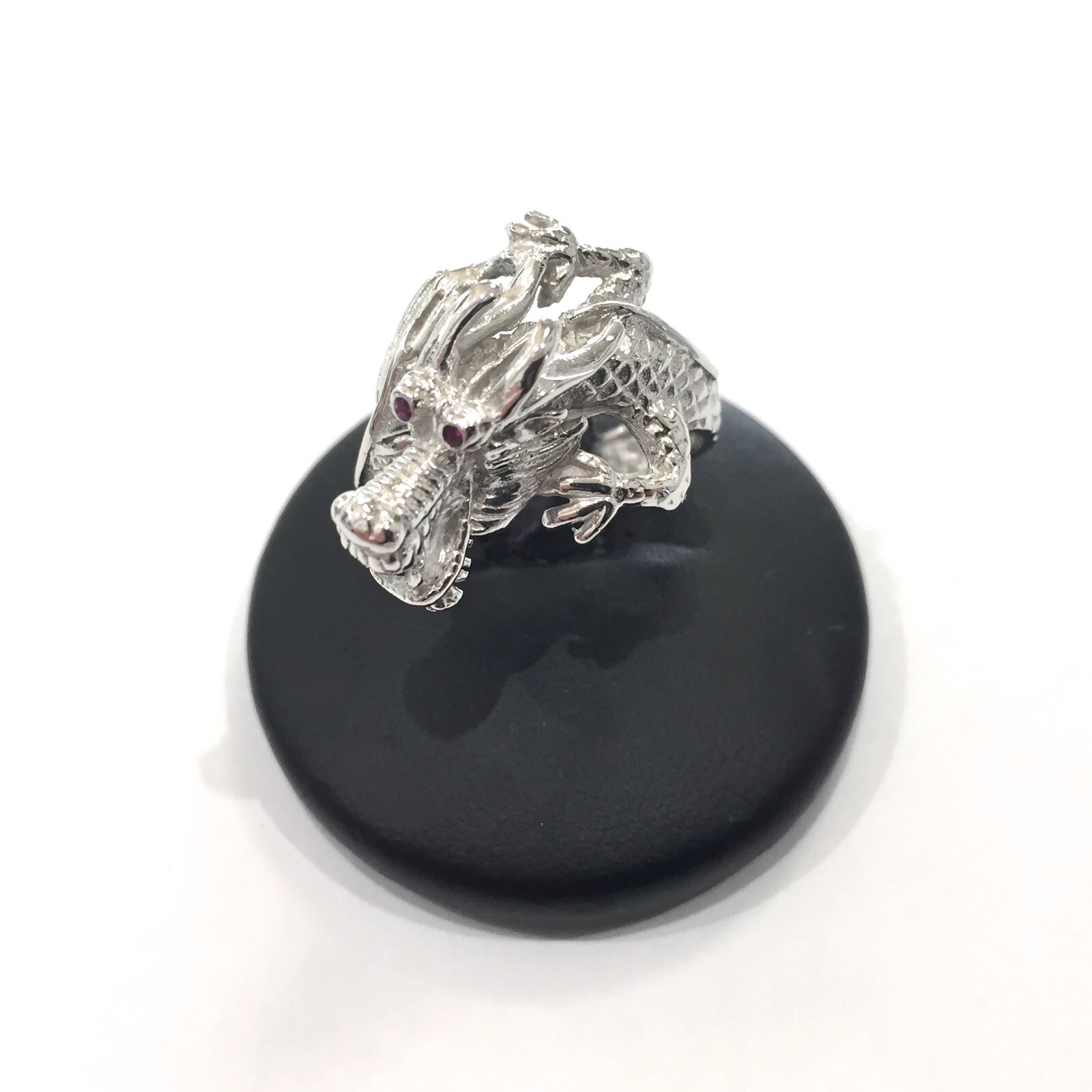 925% Silver Dragon Ring, Rhodium Plating - AN25/A