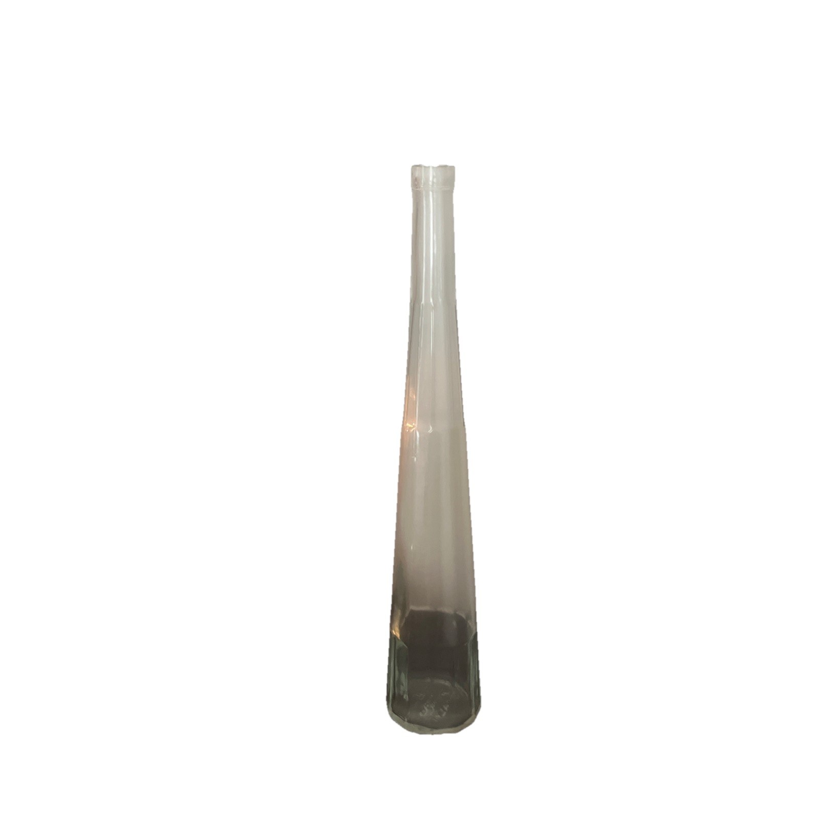 Vintage DRL Solaro Italy Glass Decanter Wine Bottle  17” Tall Clear EUC       t3