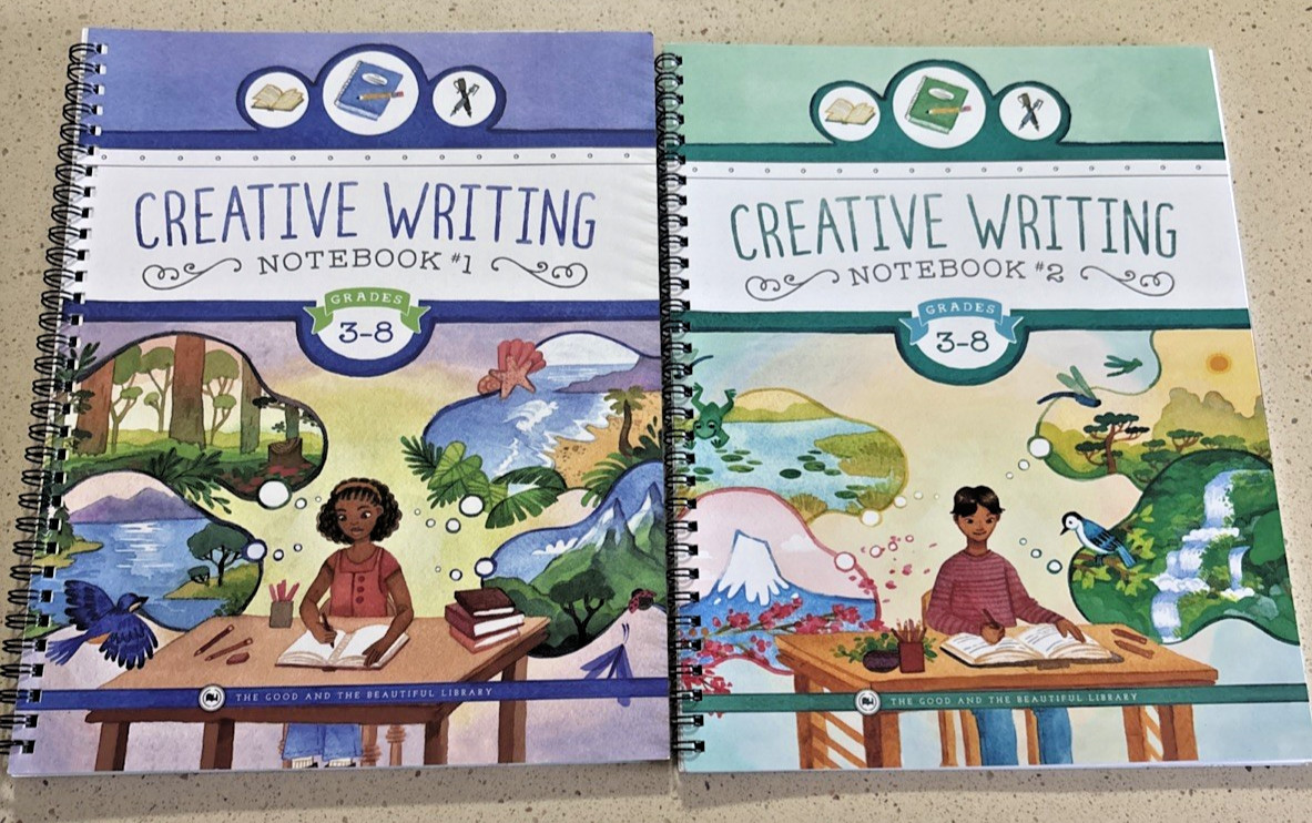 The Good and The Beautiful Creative Writing Notebook 1 & 2 For Grades 3-8
