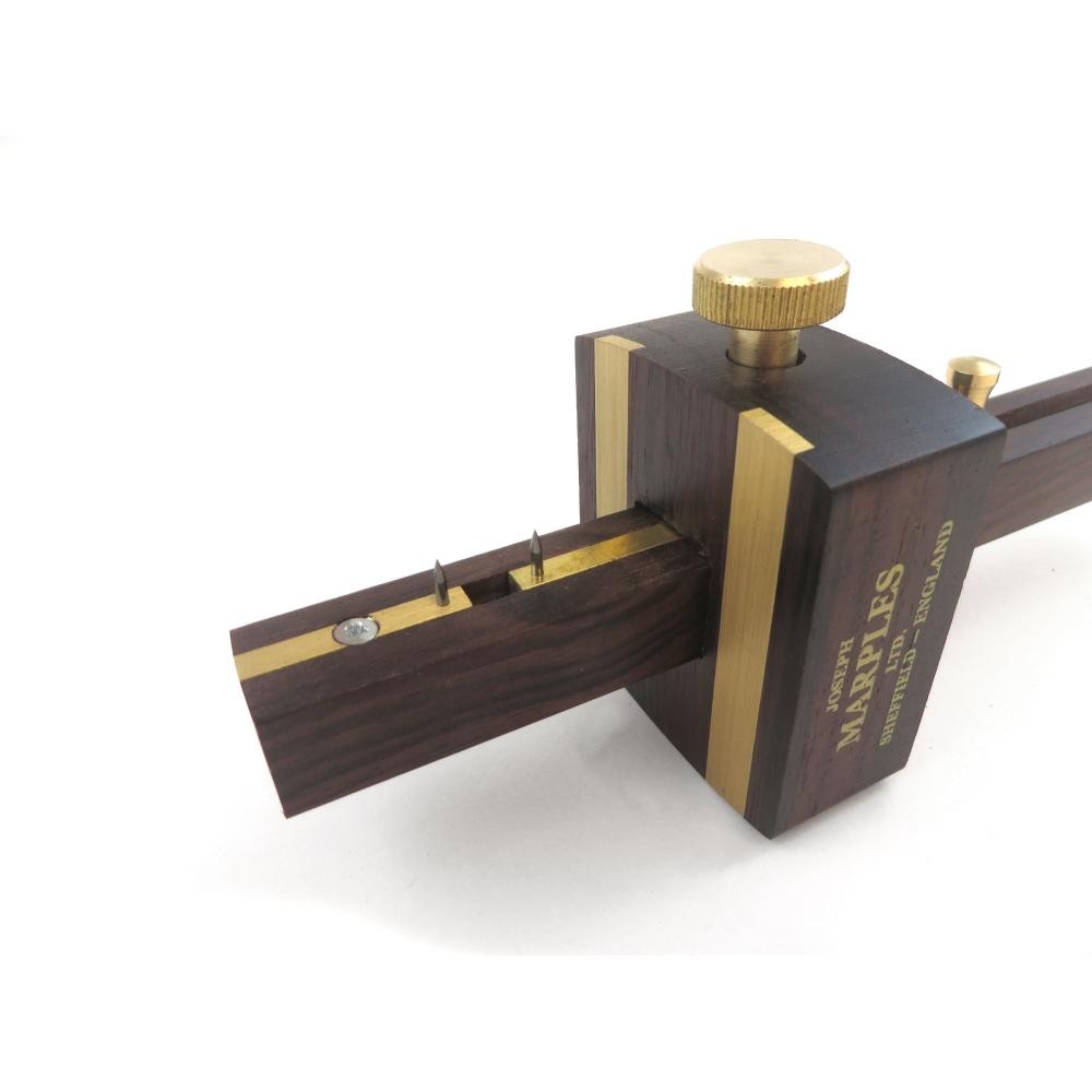 Joseph Marples Adjustable Pin Marking / Mortise Gauge Solid Rosewood Head with B