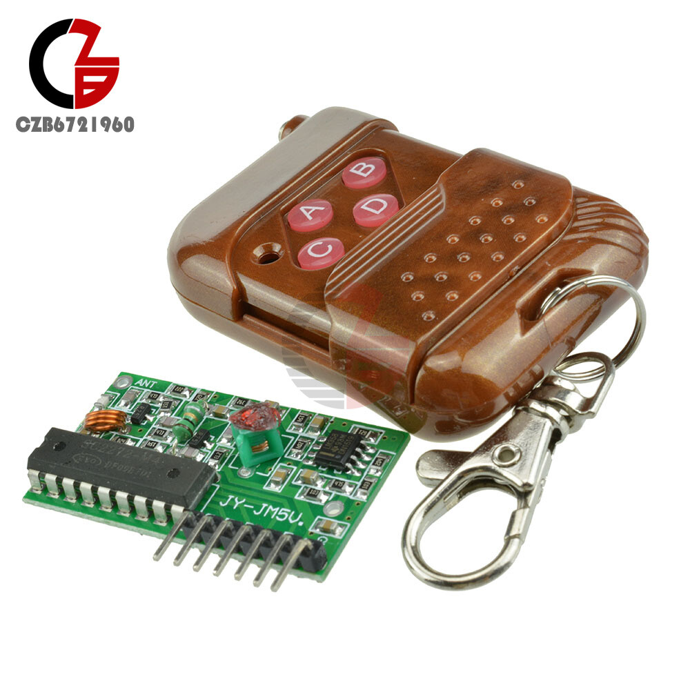 433/315MHZ IC2262/2272 4-CH Four Channel 4 Key Wireless Remote Control Kits