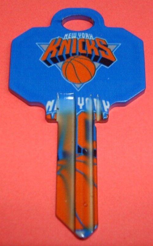 RARE~ HARD TO FIND ILCO SCHLAGE SC1 NEW YORK KNICKS LOGO KEY BLANK