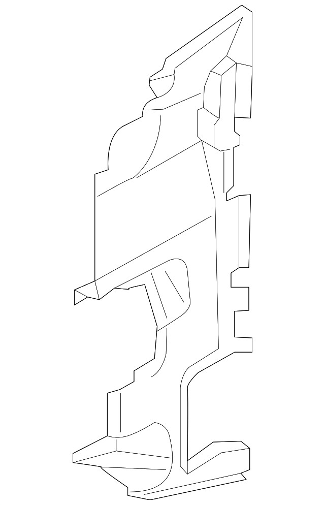 Genuine Audi Side Air Baffle 8U0-121-284-J