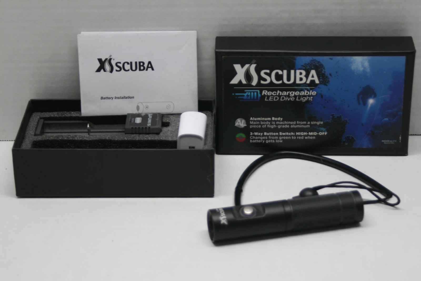XS Scuba LT300 Rechargeable LED Dive Light