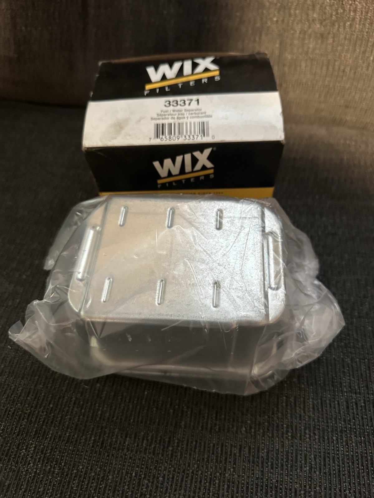 WIX  33371  Fuel Filter 5 Micron In-Line Metal Case John Deere Diesel