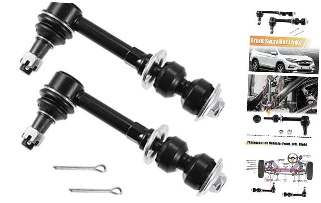 2pcs Front Sway Bar Links Kit K7280 Stabilizer End Link Replacement