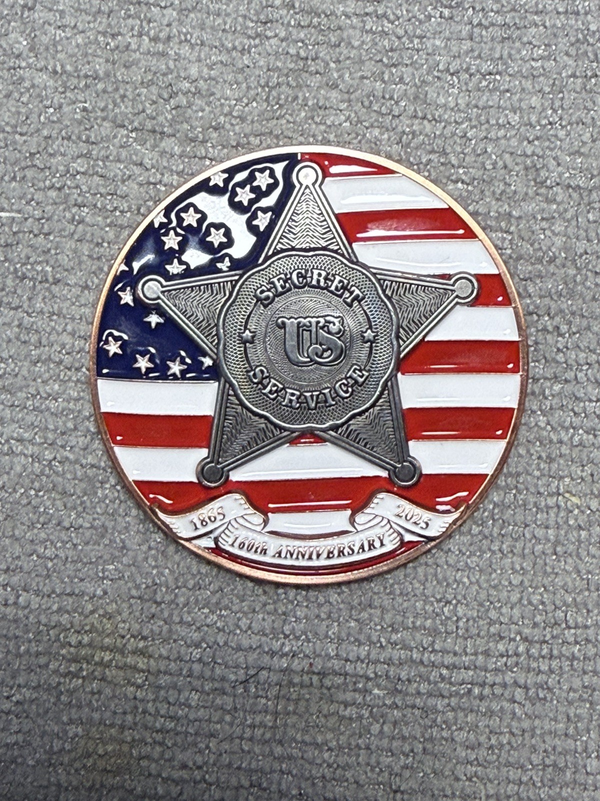 US Secret Service USSS 160th Anniversary Challenge Coin