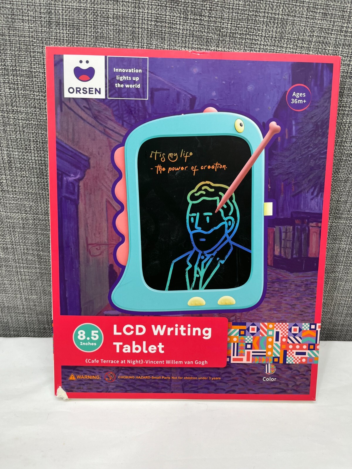 Kids Writing Tablet 8.5 Inch Drawing Pad 36 months With Pen Kids Drawing