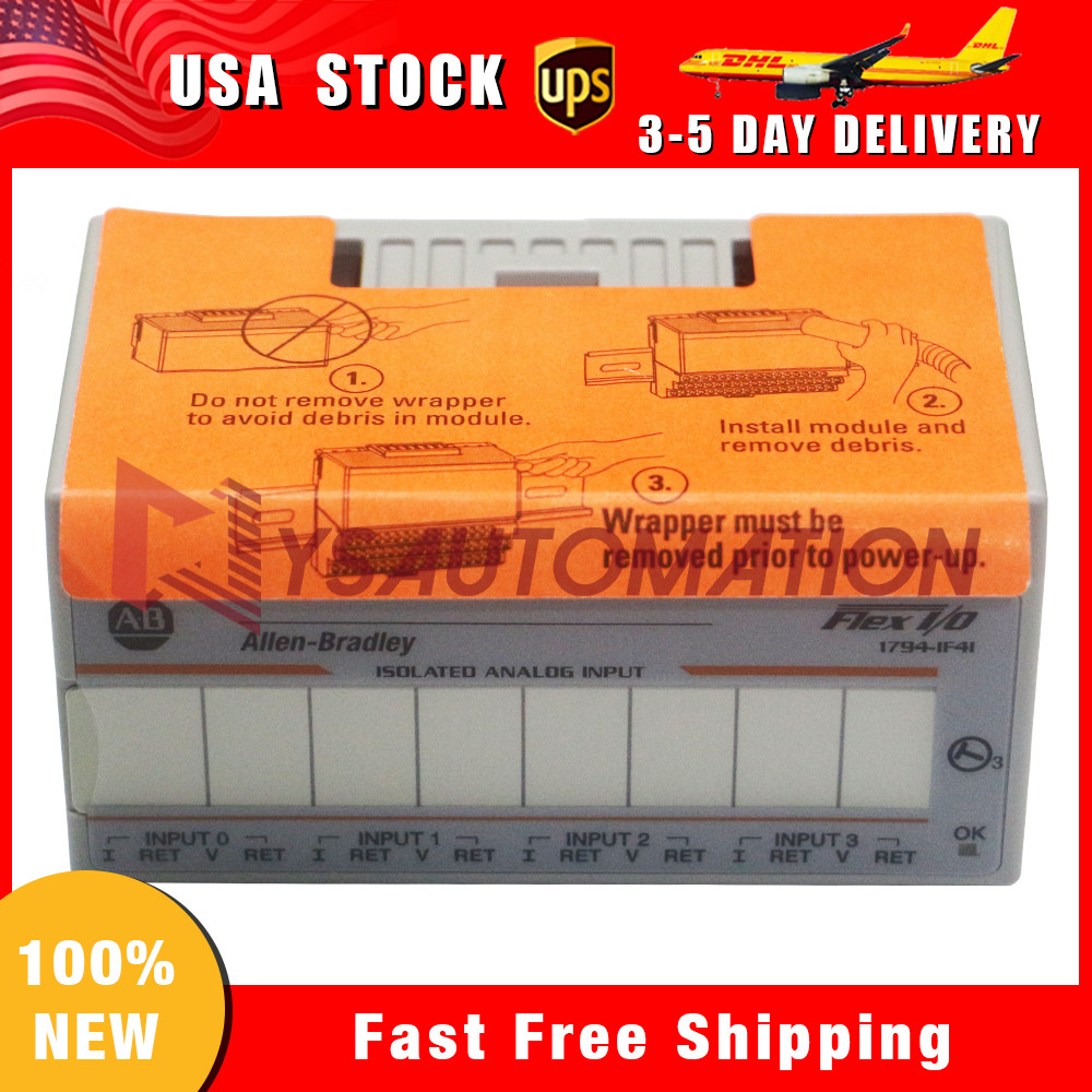 YG Factory Sealed AB 1794-IF4I SER A Flex 4 Point Analog Input Module 1794IF4I