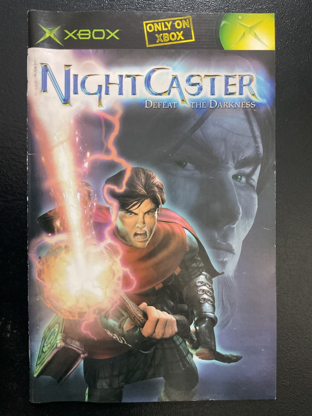 Nightcaster Microsoft Original XBOX Instruction Manual Only