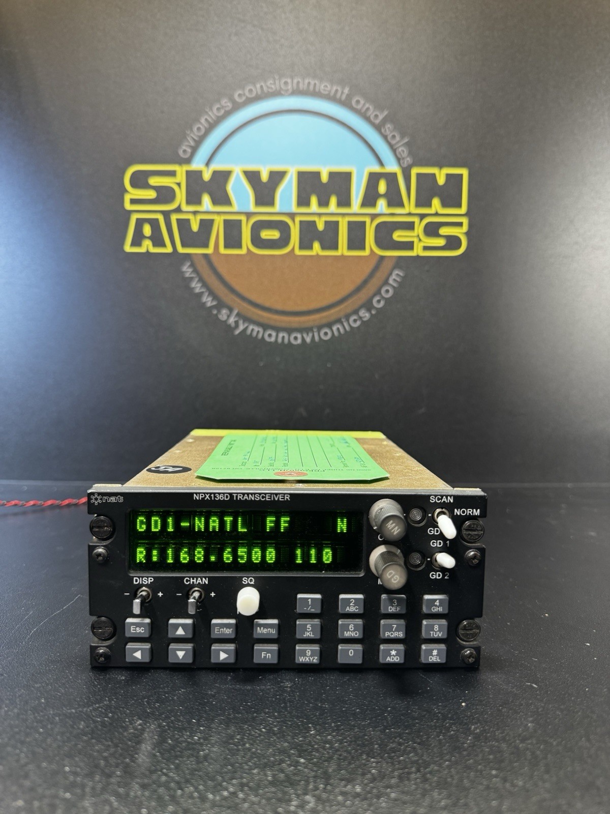 NAT NPX 136D VHF Transceiver - Needs Repair