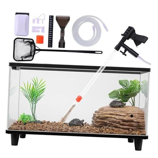 Fish Tank Cleaner Kit, Gravel Vacuum for Aquarium, Fish Tank Aquarium Vacuum