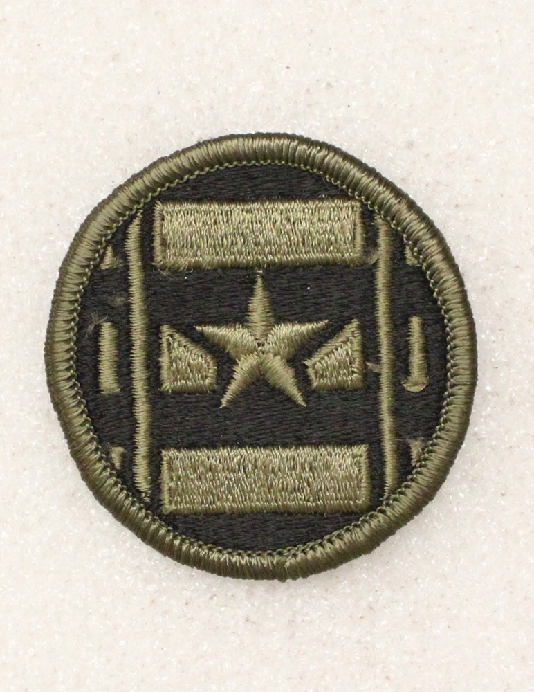Army Patch: 3rd Transportation Command - subdued w/merrowed edge