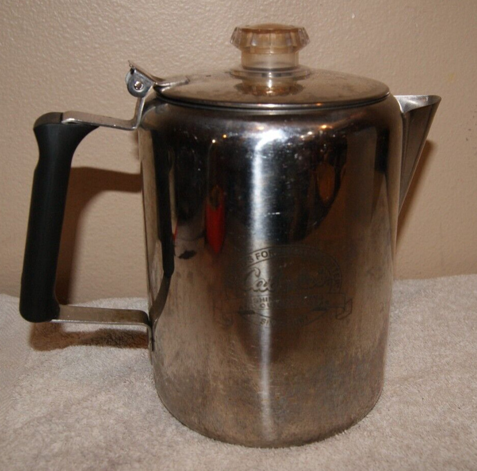 Cabela's Stainless 18/8 Percolator 9 Cup Camping Coffee Maker Percolator (X)