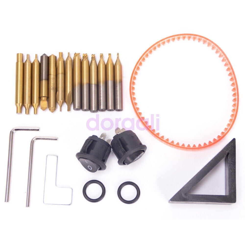 Full Set Spare Part Key Milling Cutter Drill Bits for 998C Key Machine