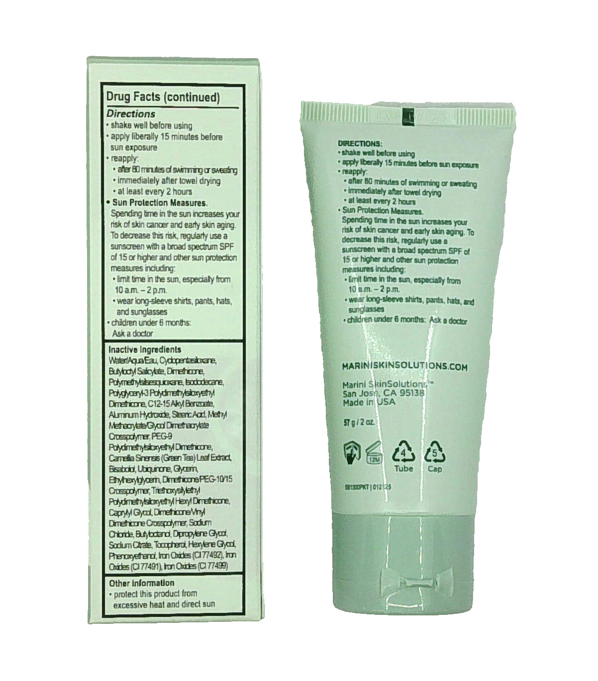 Jan Marini Physical Protectant Tinted SPF 45 Light to Medium 57 g/2 oz *NIB