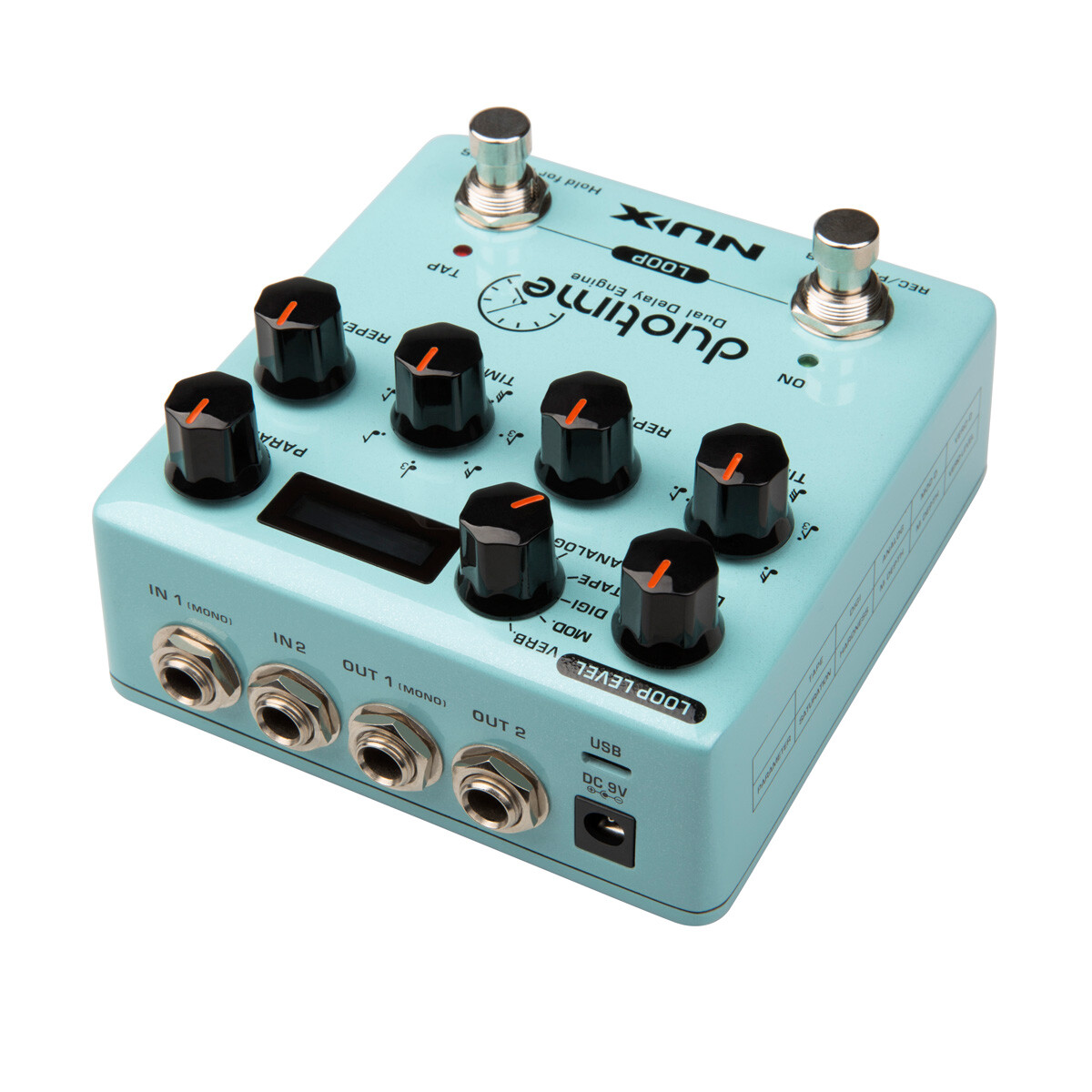 New NUX NDD-6 Duotime Dual Delay Engine Guitar Effects Pedal