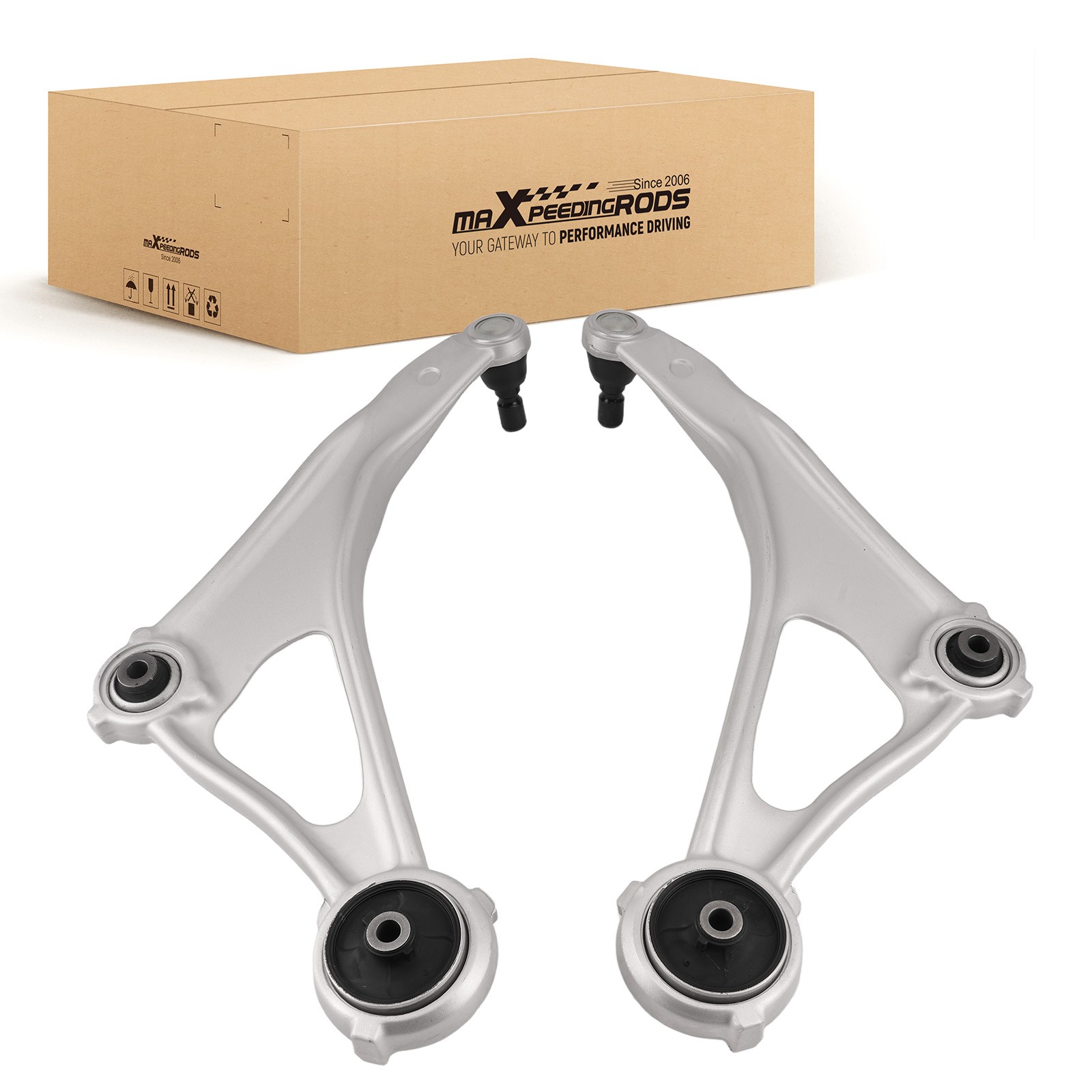 2x Aluminum Front Lower Control Arms w/ Ball Joints for Nissan Altima 2014-2018