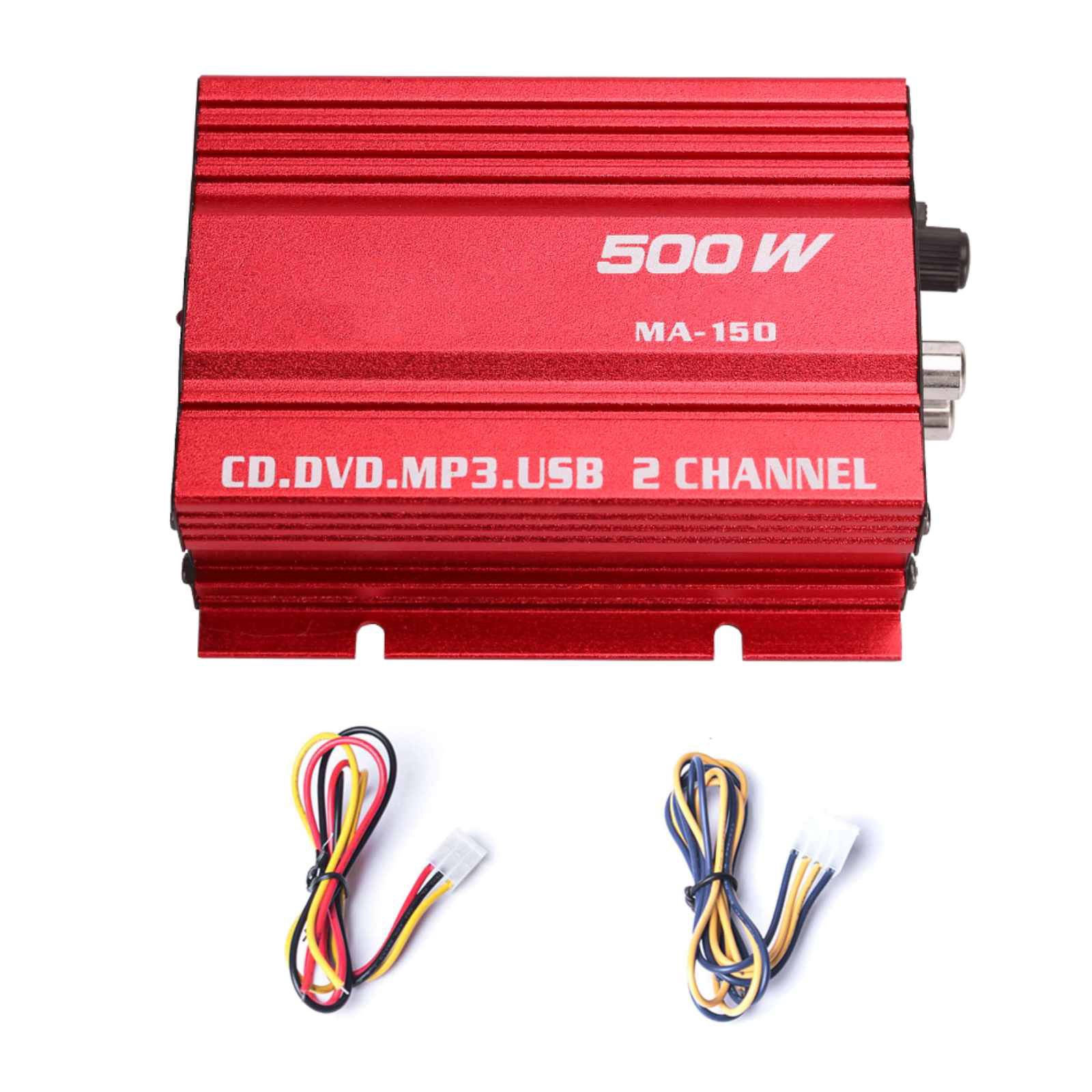 MA-150 Power Amplifier 500W DC9-14V 2-Channel Stereo Audio HiFi Bass Car Home