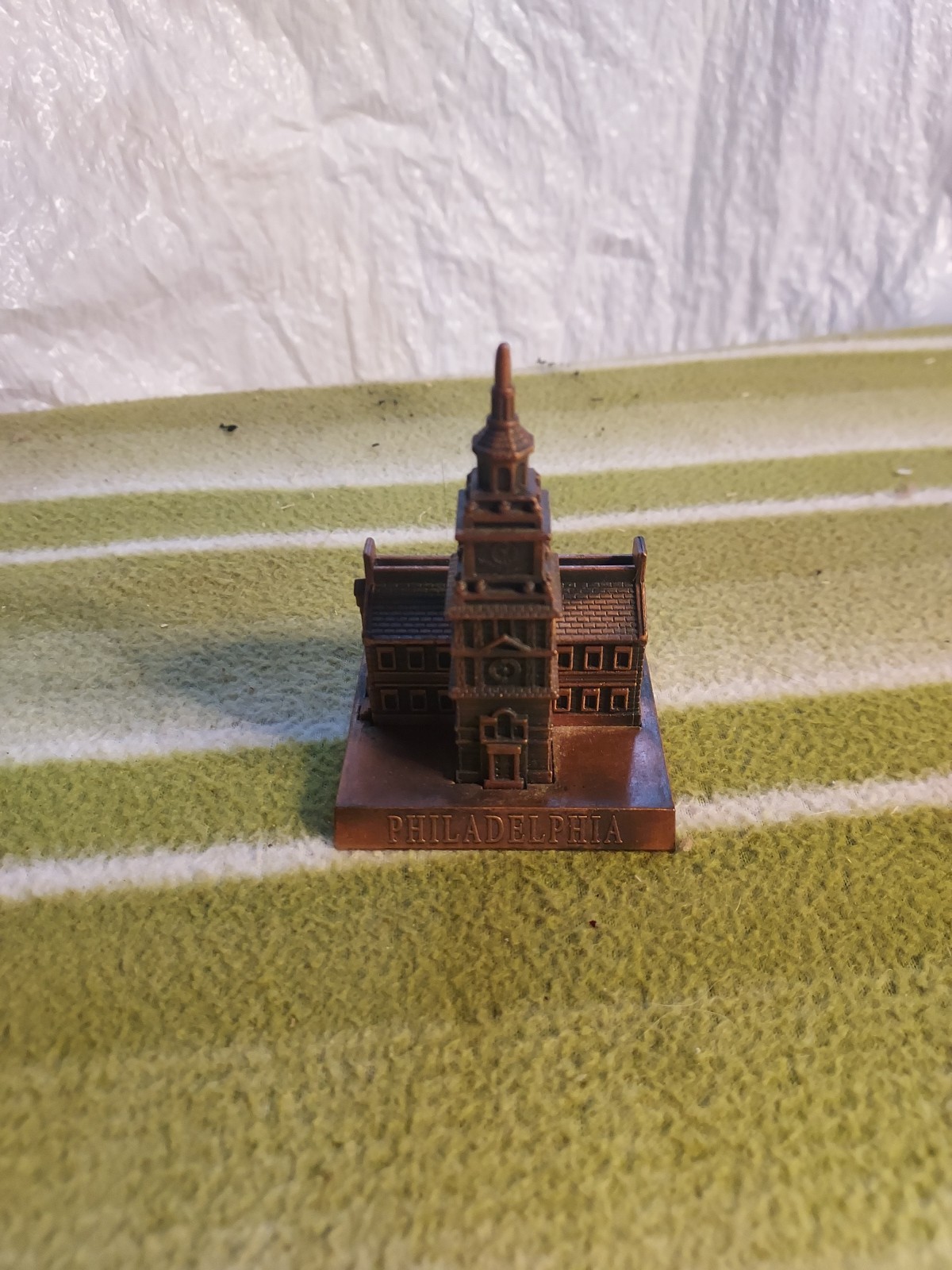 Miniature Die Cast Independence Hall with Pencil Sharpener Philadelphia