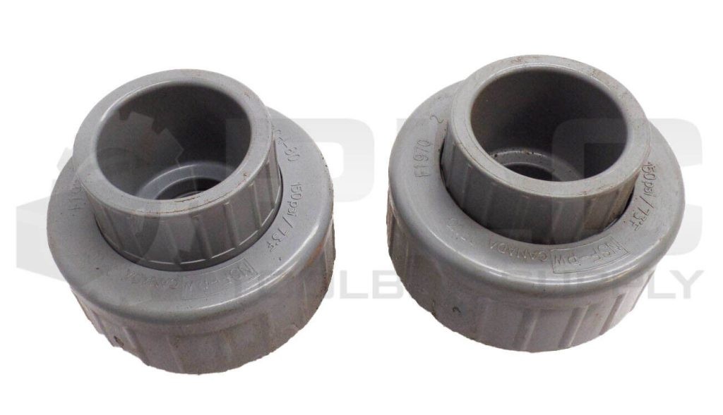 LOT OF 2 NEW IPEX F1970 UNION 1" SCH-80 150PSI NSF-PW