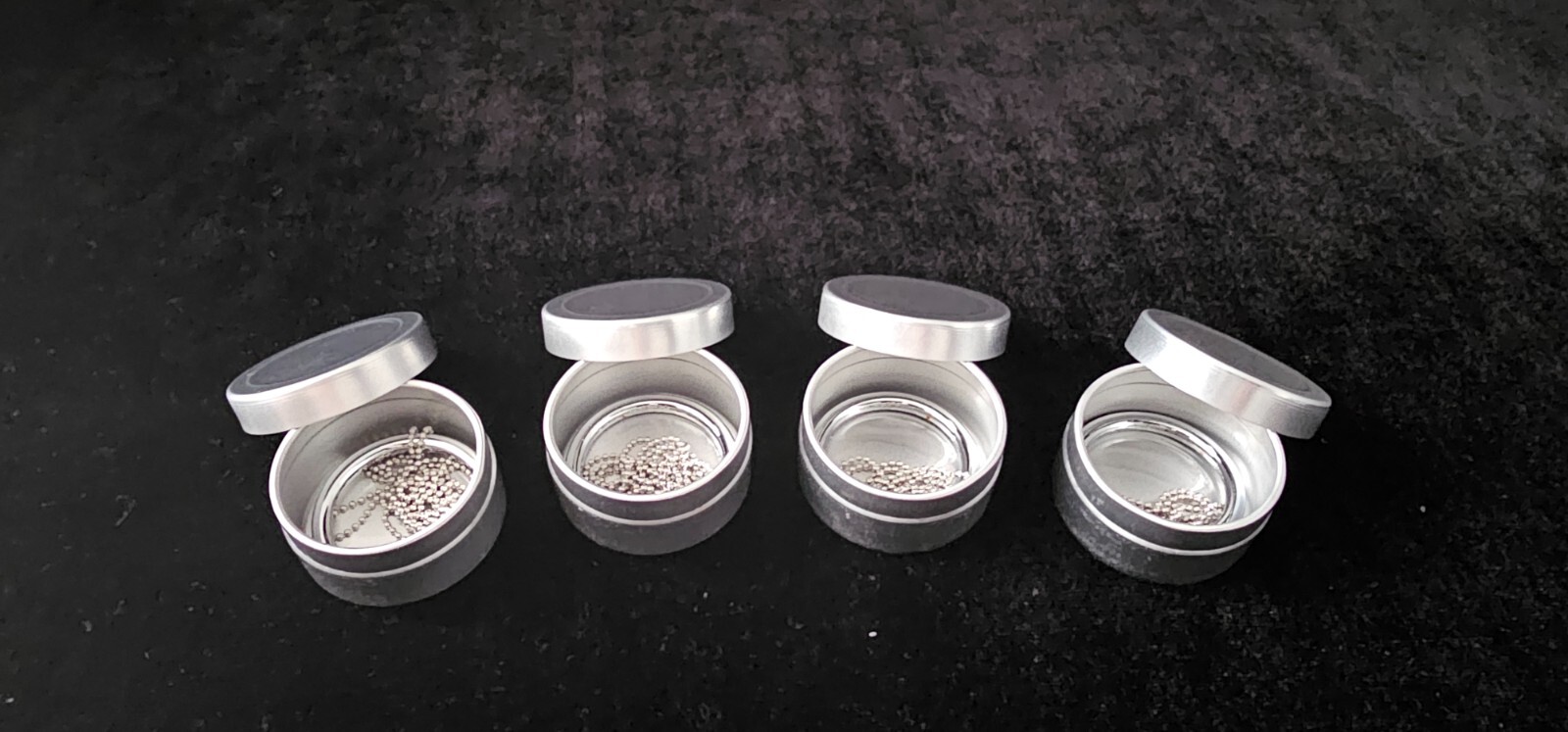 Stainless Steel Magic Ring & Chain - 4 Set (small size)