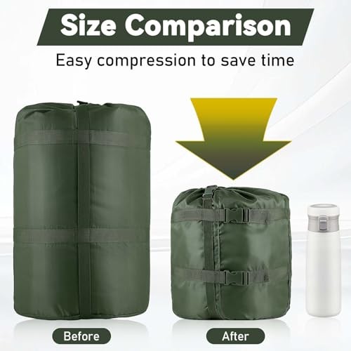 35L Compression Sack for Sleeping Bag, 400T 20D Nylon Waterproof & Tear