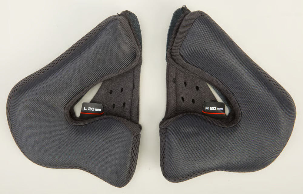 G-Max Cheek Pads for GM-54/S Helmets - 3X - 20mm Motorcycle ATV/UTV G054015