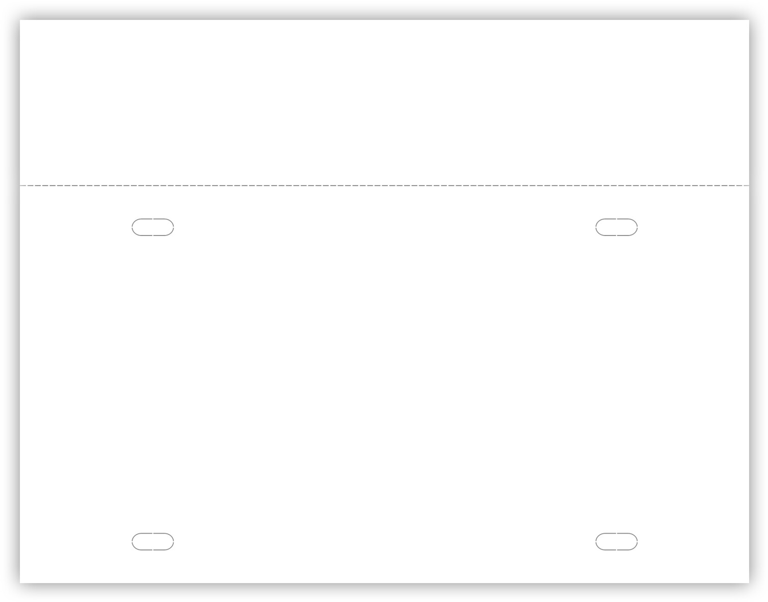 Blank Printable Tear Resistant Temporary Dealer Tags, 8 Mil, 1 Perf (100 Pack)
