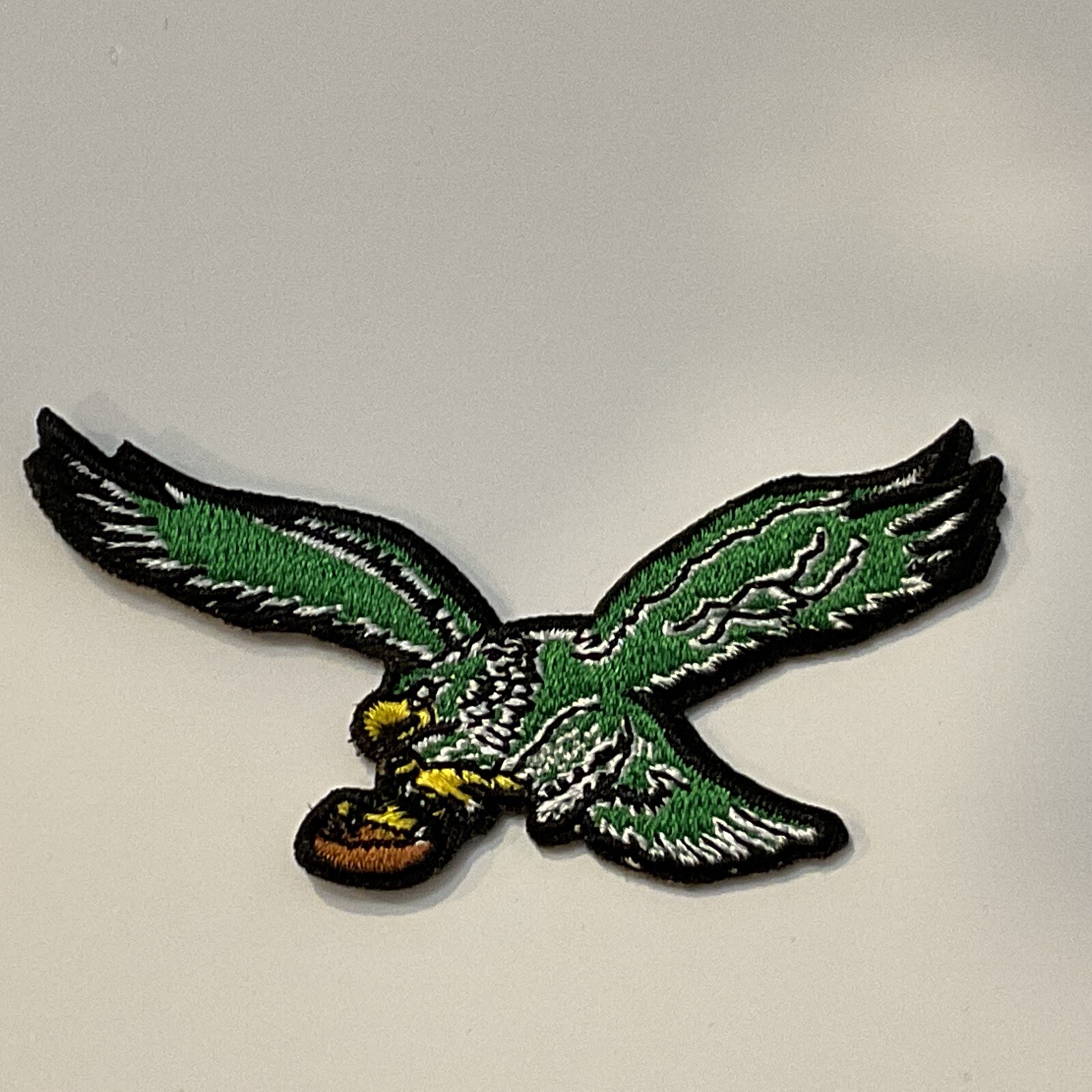 Philadelphia Eagles VINTAGE  Embroidered iron On Patch 3”X 1.5” Logo patch