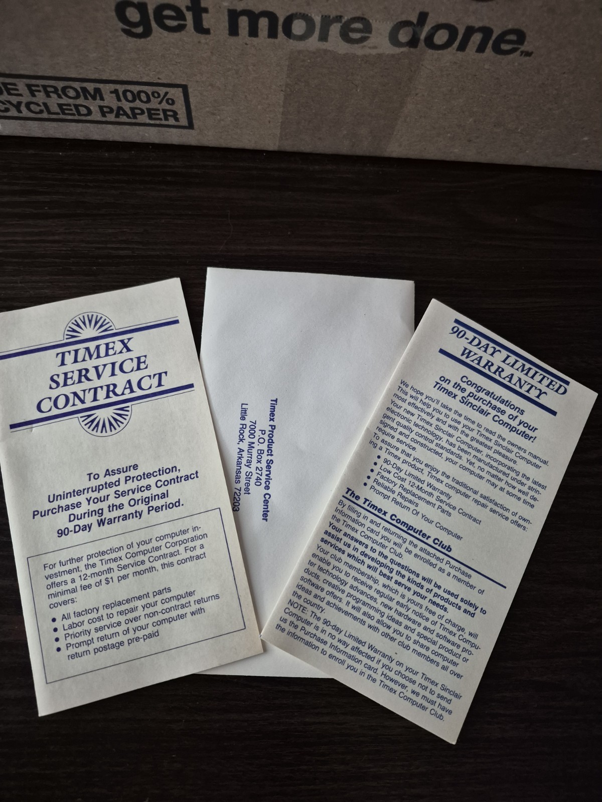 Timex Sinclair 1000 Vintage Personal Computer w/ Box (UNTESTED)