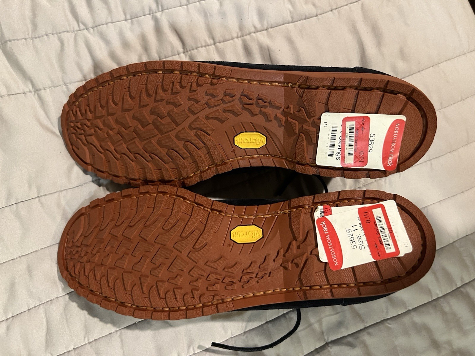 Quoddy Men’s Kennebec Chukka, Navy Suede, Vibram Sole, Size 11