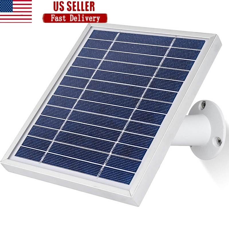 Solar Panel Charger Arlo Pro Pro2 Waterproof Adjustable 2600mAh Battery New