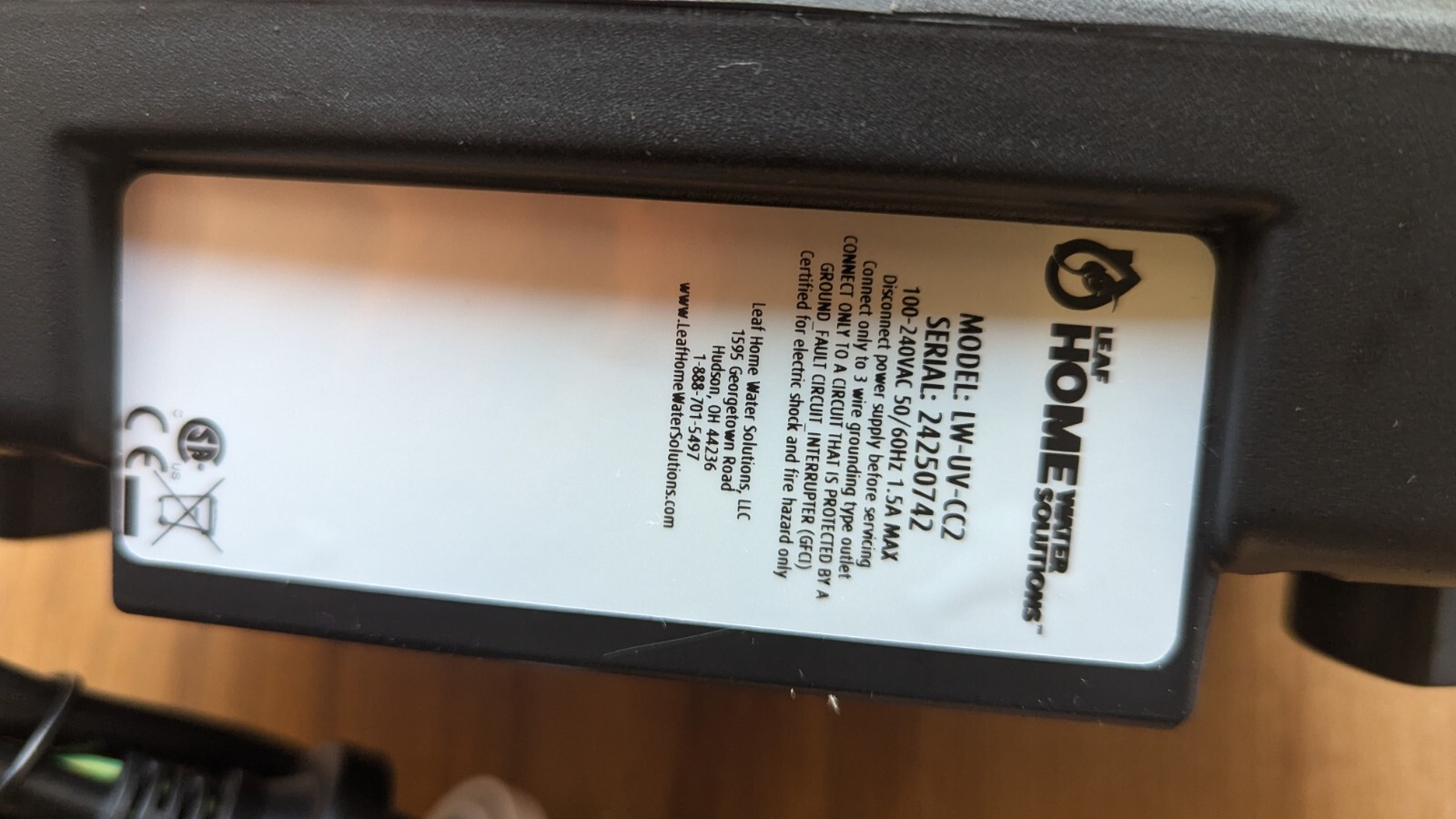 Leaf Home Water Solutions Ballast LW-UV-CC2 Controller