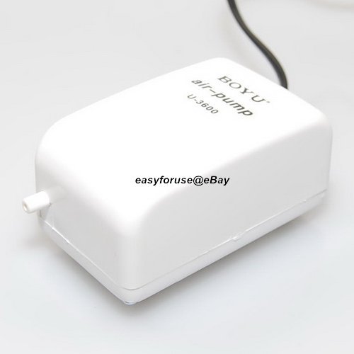 New 5-20 Gallon One Way Aquarium Air Pump Quiet with Free Check Valve