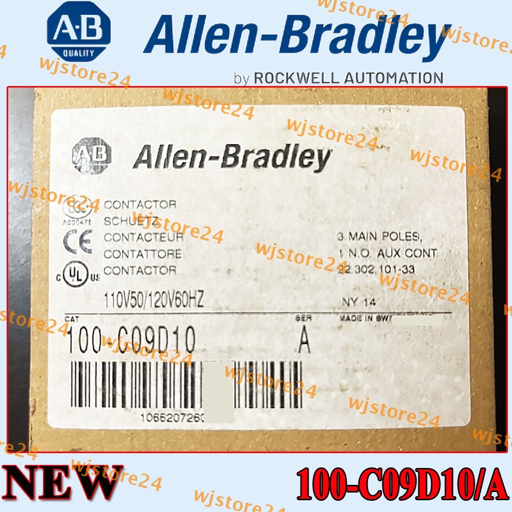 100-C09D10/A AB New Sealed IEC Contactor 9 100C09D10 serA US FreeShip 100-C09D10