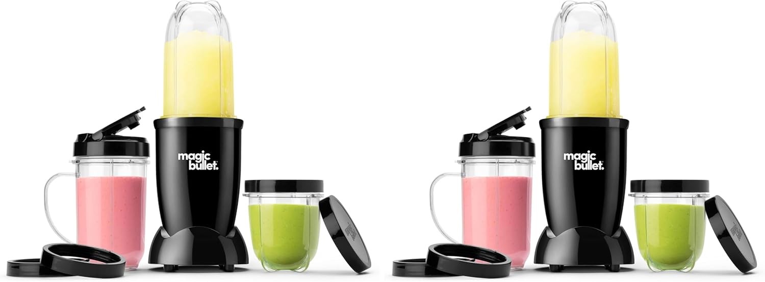 11 Piece Set Small Portable Electric Blender Silver Multi-functional Mixer