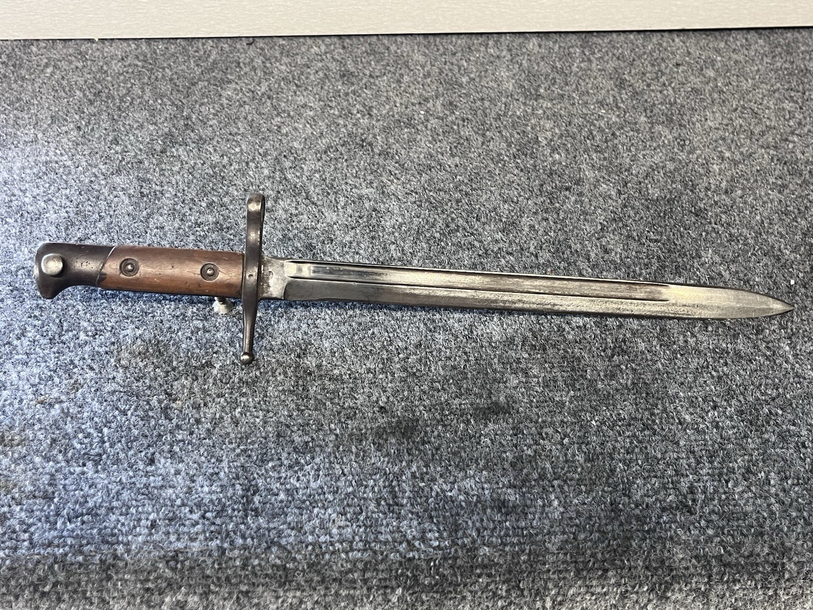 Italian M1891 Terni Carcano Bayonet – Wood Grips – No Scabbard