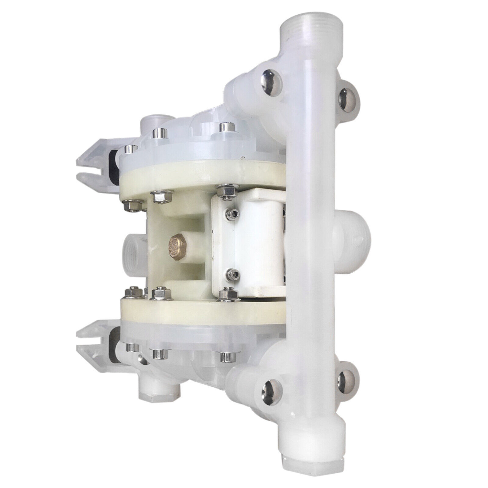 Pneumatic Double Diaphragm Transfer Chemical Industrial Oil Pump 3/4" In &Outlet