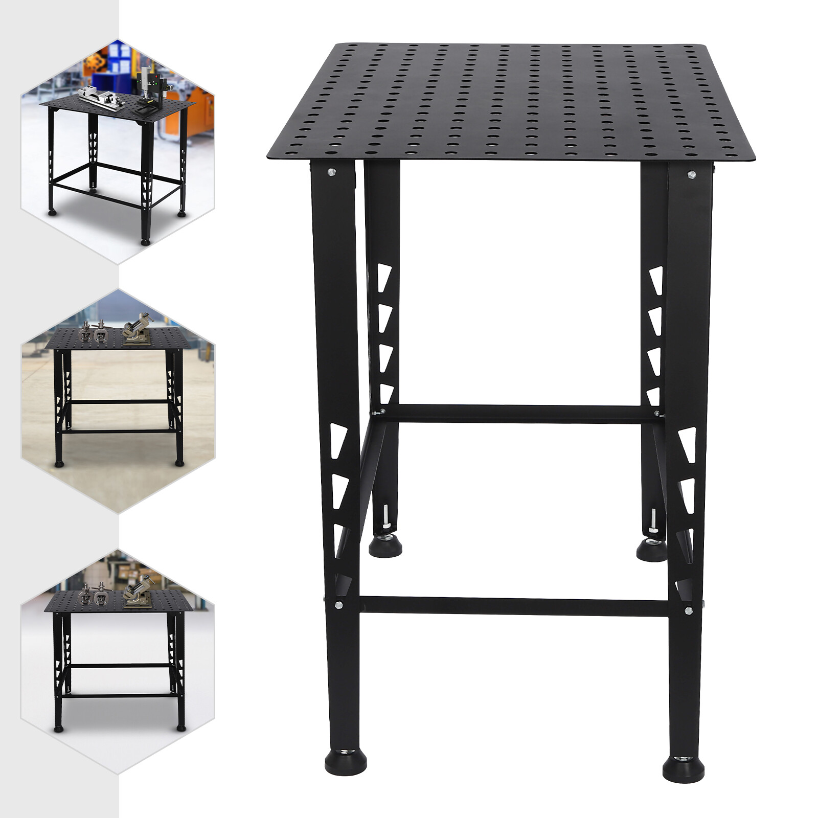 600LBS 36x24 Steel Welding Table Welding Fabrication Table Universal Work Table
