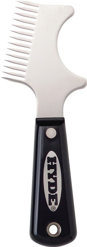 NEW HYDE TOOLS 45960  PAINT BRUSH AND ROLLER CLEANER COMB TOOL 7185259