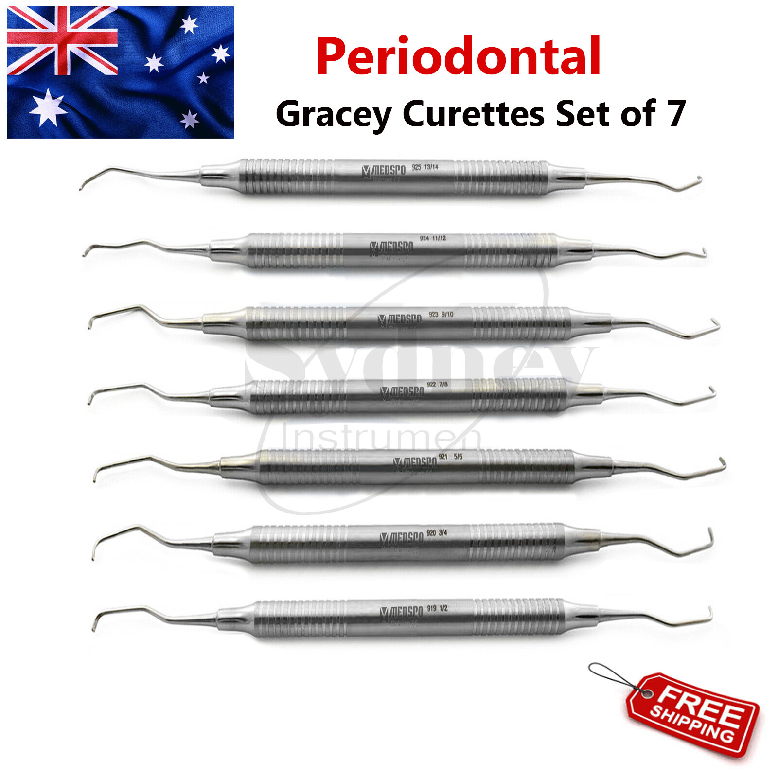 Periodontal Gracey Curettes Mesh Tooth Filling Dentistry Surgical Instruments