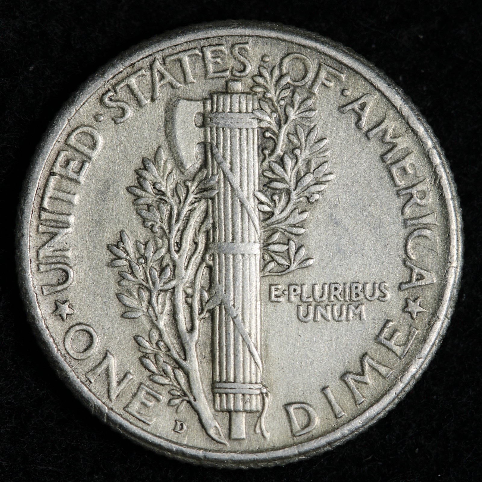 1920-D Mercury Silver Dime UNC *UNCIRCULATED* MS E145 QVMM