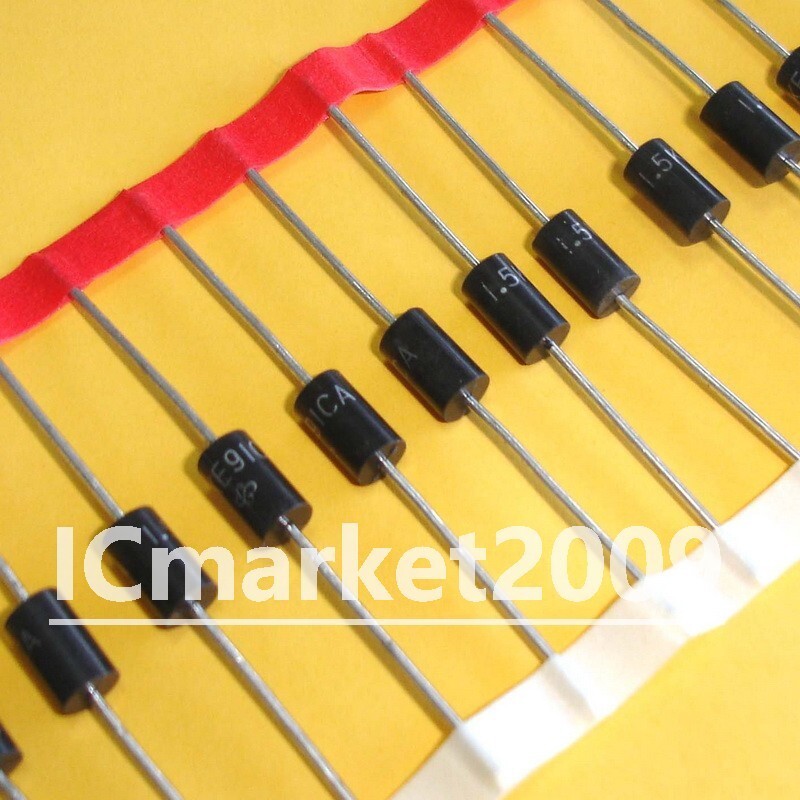 50 PCS 1.5KE91CA DO-201AD TVS 91V 1500 Watt Transient Voltage Suppressors Diodes