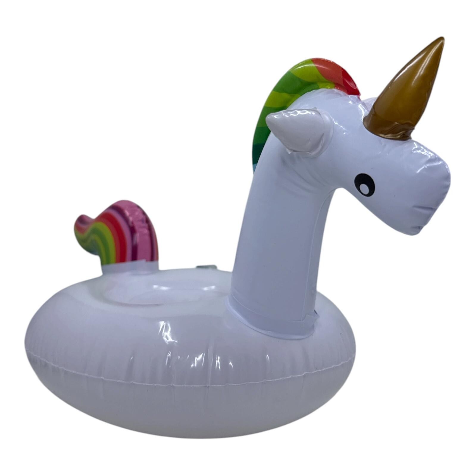Inflatable Unicorn Drink Holder – Pool Float Beverage Ring