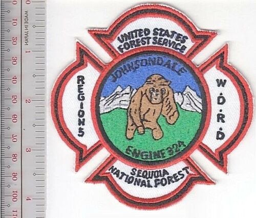 Johnsondale Fire Engine 324 Sequoia National Forest Region 5 Hot NO TARIFF