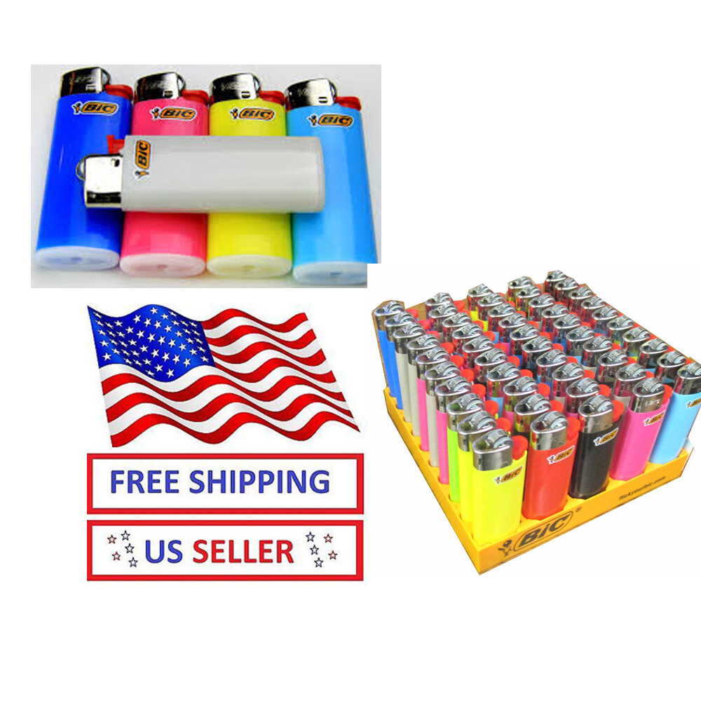 CHOOSE QUANTITY- MINI SIZE BIC CIGARETTE ASSORTED DESIGN,COLORS LIGHTERS,