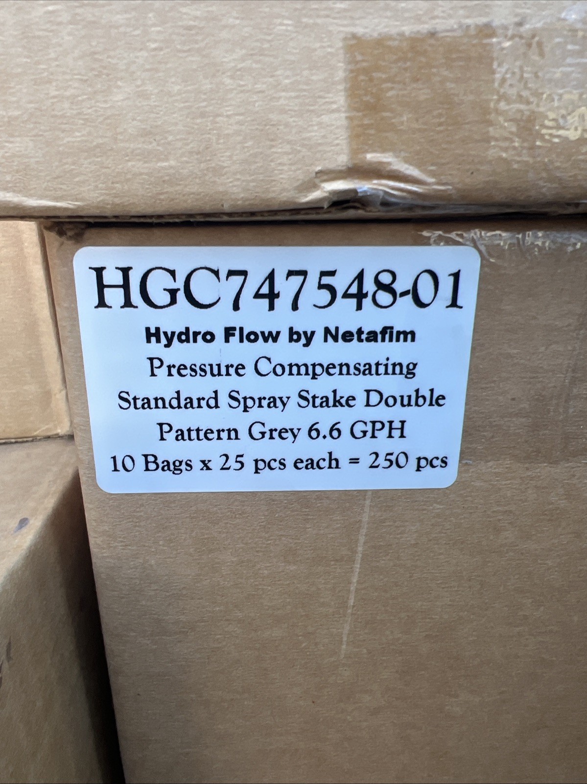 Netafim Drip Stake - Pressure Compensating HGC757548-01 - 6.6 GPH - Case Of 250