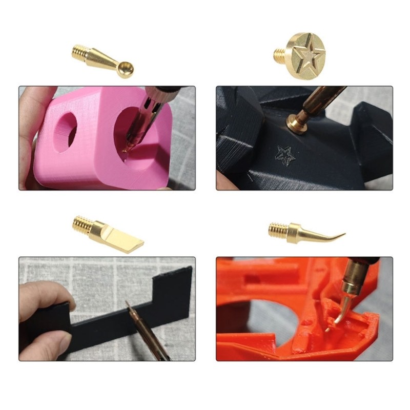 Soldering Iron Tips Soldering Welding Iron Kit Soldering Heat Insert Nut Replace